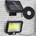 Luz de pared del sensor de movimiento del patio del panel solar al aire libre